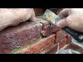 Repair loose foundation bricks
