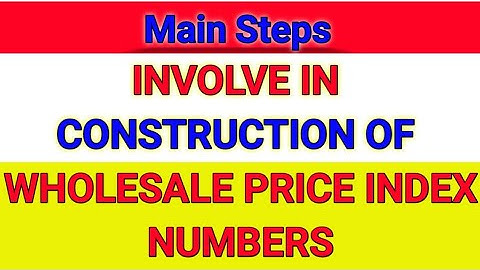 Main Steps Involve In Construction of Price Index Number  | Statistics In Urdu Hindi Muhammad Usman