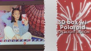 Smooth 3D box w/Polaroid tutorial screenshot 5