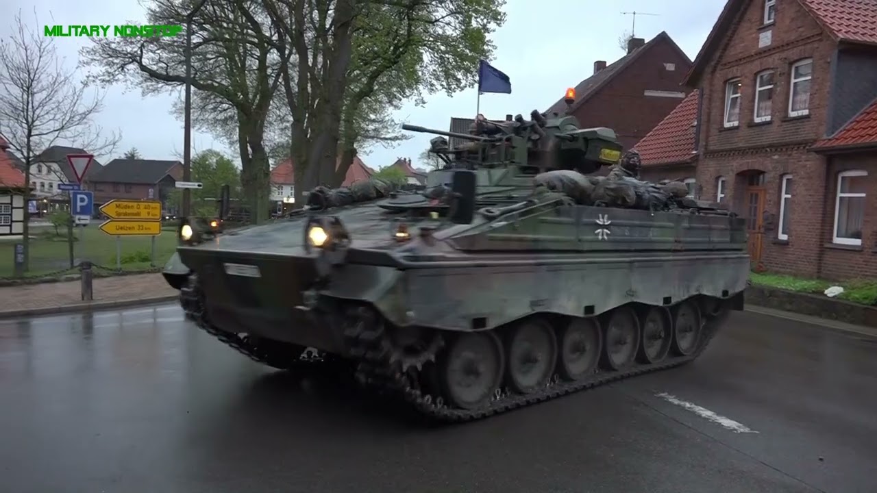 Marsch- und Gefechtsübung der Panzergrenadierbrigade 41 
