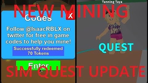 NEW MINING SIMULATOR MYTHIC REBIRTH CODES QUEST UPDATE! | Roblox Mining Simulator