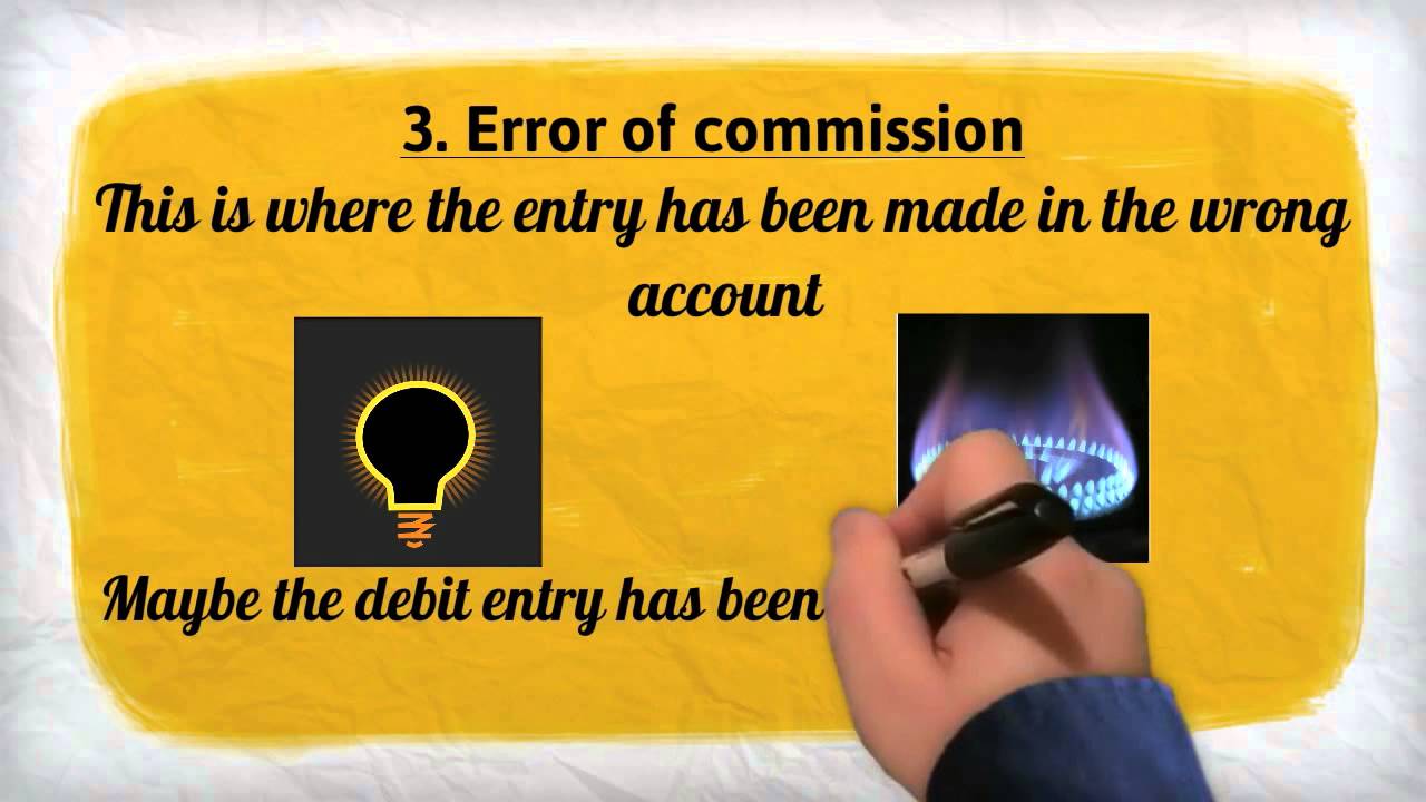 Errors Not Shown In The Trial Balance YouTube