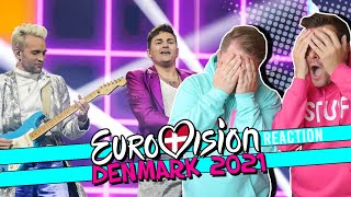 Denmark Eurovision 2021 /Fyr & Flamme - Øve os på hinanden / Dansk Melodi Grand Prix 2021 REACTION