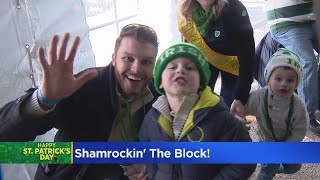 Shamrockin' the block at Old St. Pat's Church