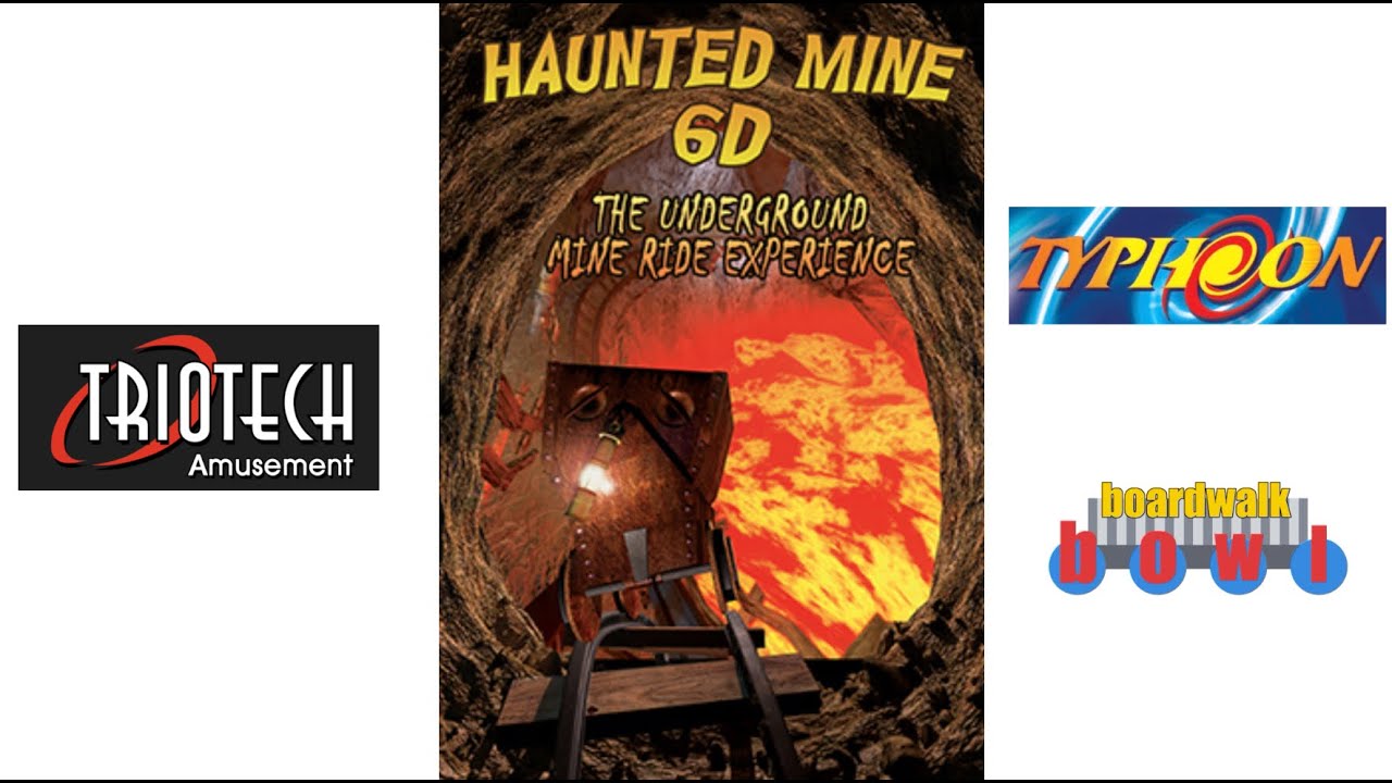 Haunted Mine - Typhoon - Triotech - Boardwalk Bowl Orlando ⛏️👻