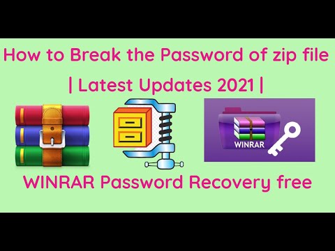 How to break password of zip file free | winzip & RAR file | Latest update 2022|