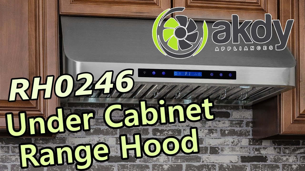 akdy under cabinet range hood