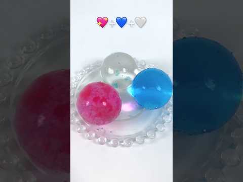💖+💙+🤍하트 만들기_Heart DIY with Super Giant <strong>Orbeez</strong> and Nano Tape