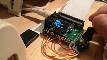 Demo of Pi1541 with rotary encoder KY-040 (new feature as of version 1.21) connected to C64