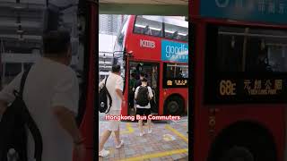Bus commuters Hongkong