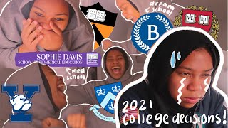 college decision reactions 2021: med school, barnard, harvard, princeton, nyu, yale, ivies &amp; more