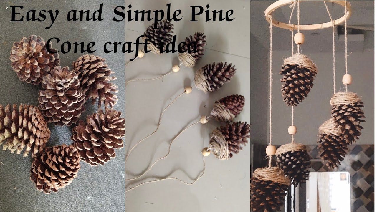 DIY Decoupage Colour-Block Pine Cones - The Crafty Gentleman