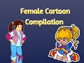 Female cartoon compilation with commercials and bumpers  80s