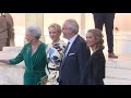 Desfile de royals europeos en la boda de Philippos de Grecia y Nina Flohr