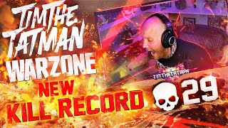 TIMTHETATMAN'S NEW WARZONE KILL RECORD (29 KILLS) INSANE GAME!! Ft. NadeShot \& Symfuhny