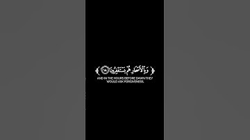 كروما شاشة سوداء قرآن كريم 🌿تلاوة من سورة الذاريات 🌿القارئ أنس الشهاب🌿