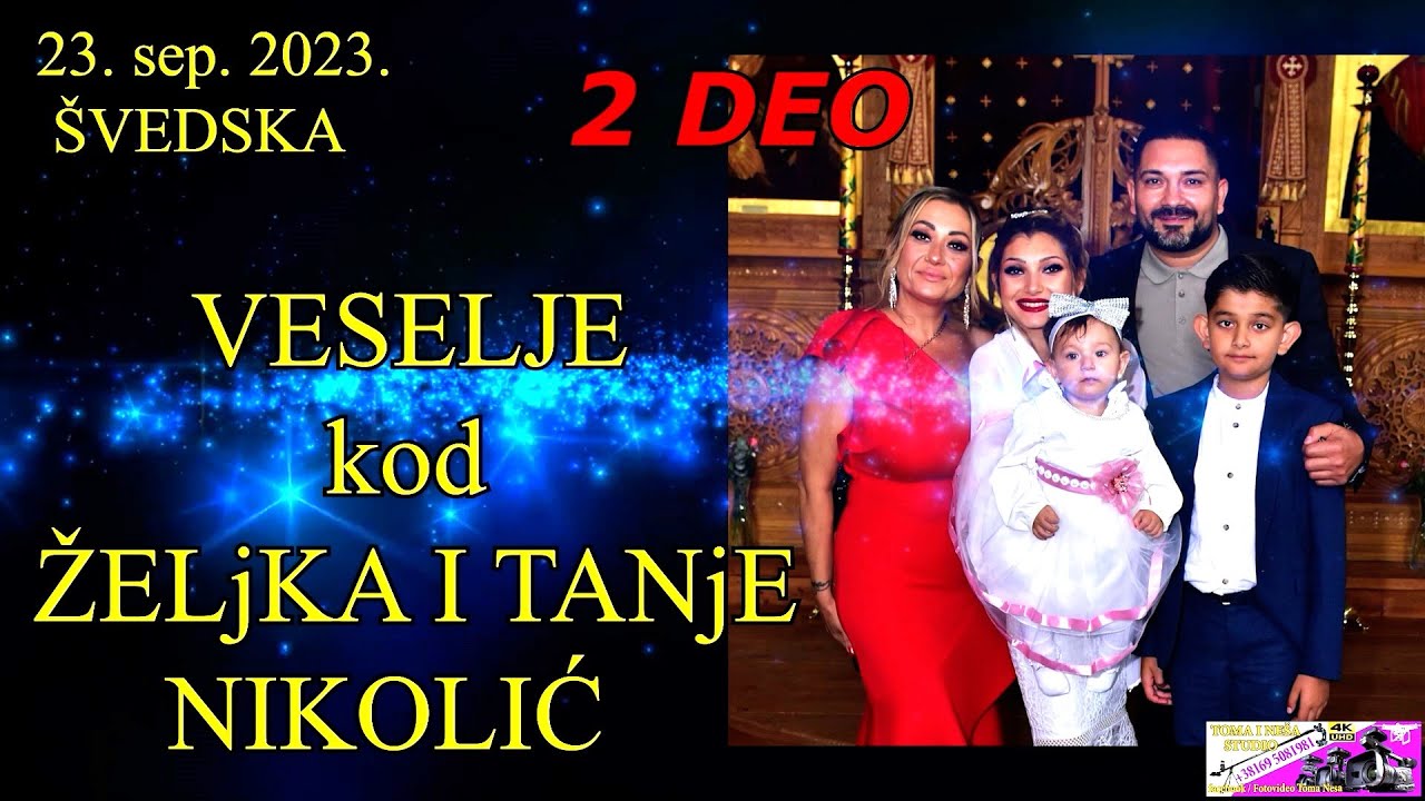 Veselje kod Zeljka Pavaca i Tanje Svedska- Zika Srem, Barbike, Alex, Preva, Dalibor- studio TomaNesa