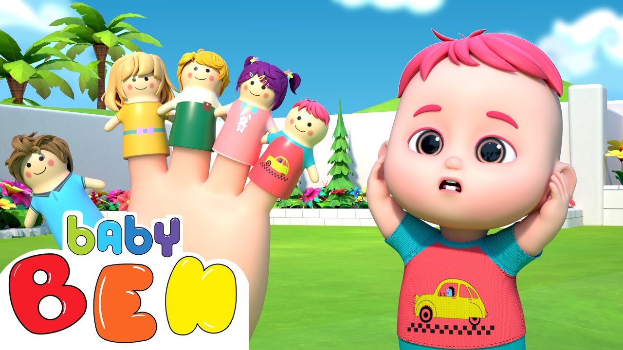 Finger Family Song Learn Colors with Doll Ben Ben Nursery