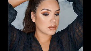 Natasha Denona Bronze Palette Smokey Eye Makeup Look