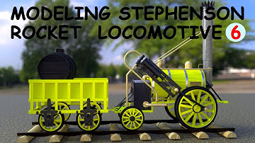 REMAST VIDEO TUTORIAL- HOW TO MODELING STEPHENSON ROCKET LOCOMOTIVE/ PART 6 MODELING WATER BARREL