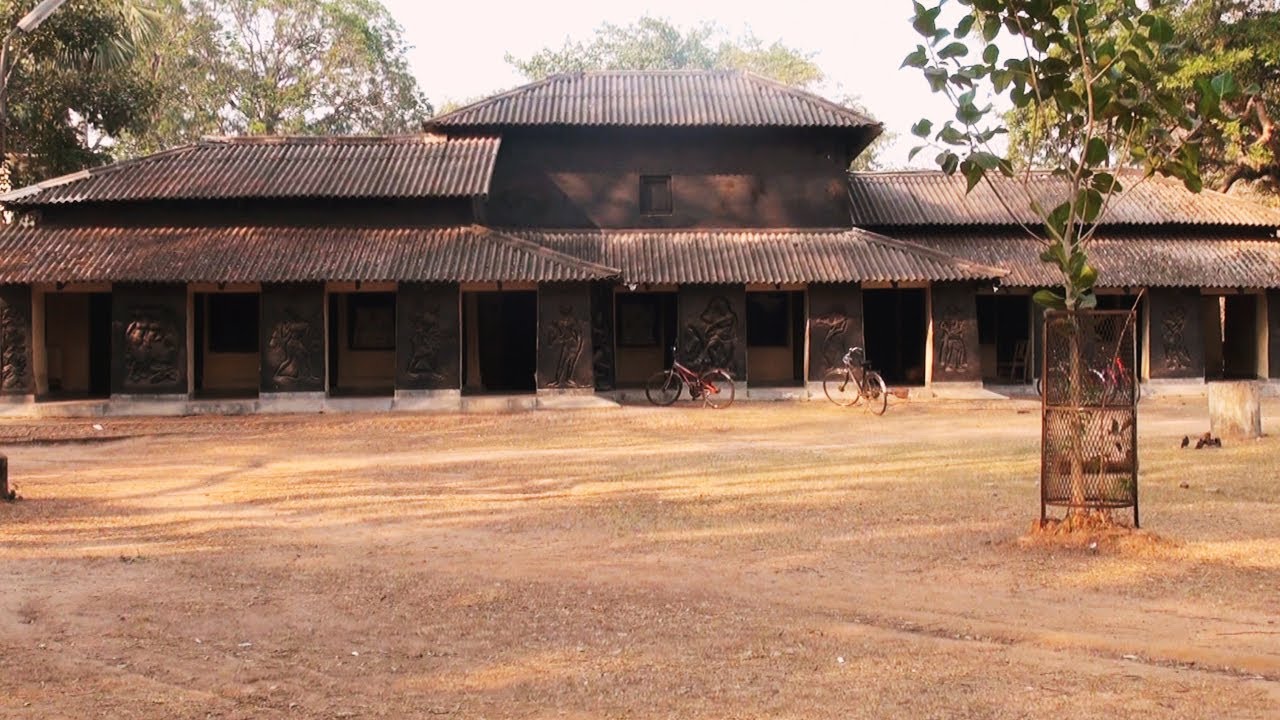 Black House in Kalabhavan, Shantiniketan, West Bengal, India, Video