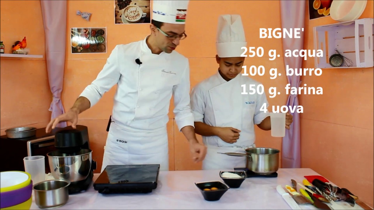 LEZIONE DI PASTICCERIA: I BIGNE'