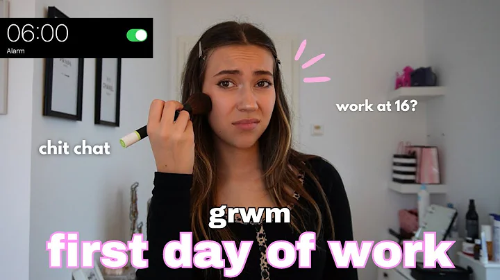 grwm: FIRST DAY OF WORK *first job as a teen*