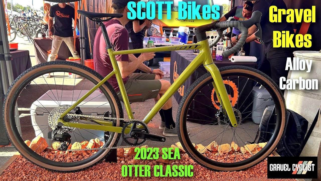 SCOTT Gravel Bikes Addict, Speedster, Solace - 2023 Sea Otter