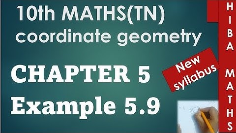 10th maths chapter 5 example 5.9 TN samacheer hiba maths