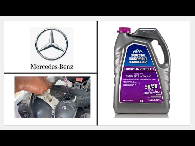 How To Add Coolant Antifreeze To Your C250 Mercedes 