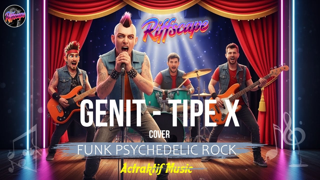 GENIT | TIPE X | FUNK PSYCHEDELIC ROCK | COVER BY RIFFSCAPE - YouTube