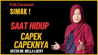 When Life Is Really Tiring   Lecture  Dr Nella Lucky