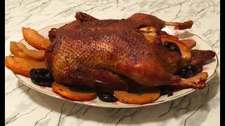 Запеченная Утка с Айвой и Черносливом / Roasted Duck With Apples and Prunes / Праздничный Рецепт