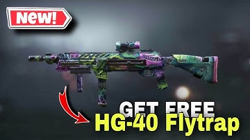 HOW TO GET FREE HG - 40 FLYTRAP - NEW SEASONAL EVENT UNLOCK HG - 40 FLYTRAP - CODM SEASON 10