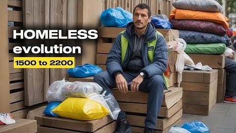 This is how AI depicts the HOMELESS evolution until 2200 (4k video)