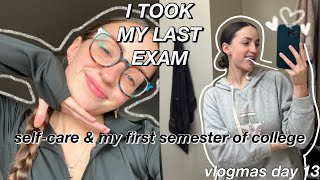 SELF-CARE & FINISHING EXAMS *reflection on the semester* | vlogmas day 13 by Macy Greer 109 views 5 months ago 13 minutes, 1 second