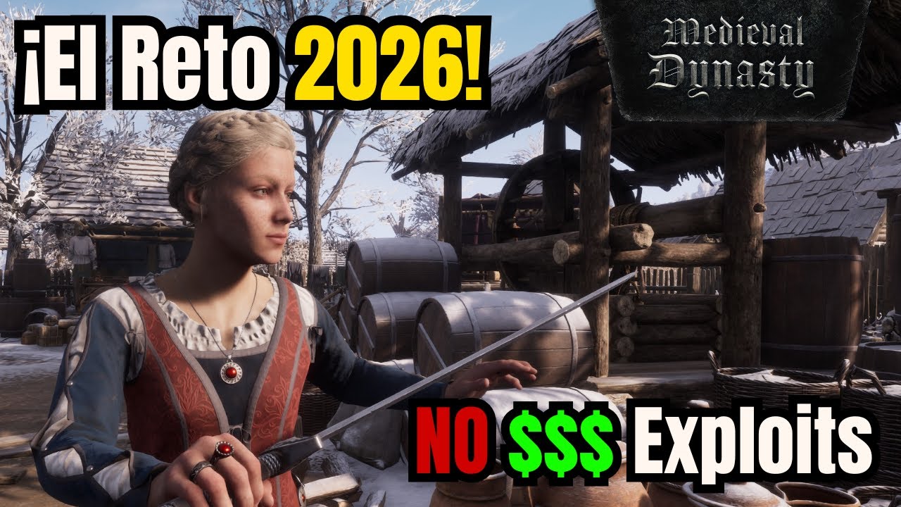 Construyendo una aldea SIN atajos | El Reto Medieval Dynasty 2026 – EP 1