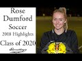 Girls Soccer | Rose Dumford | 2020 Female Goalkeeper | WMU Commit 2024