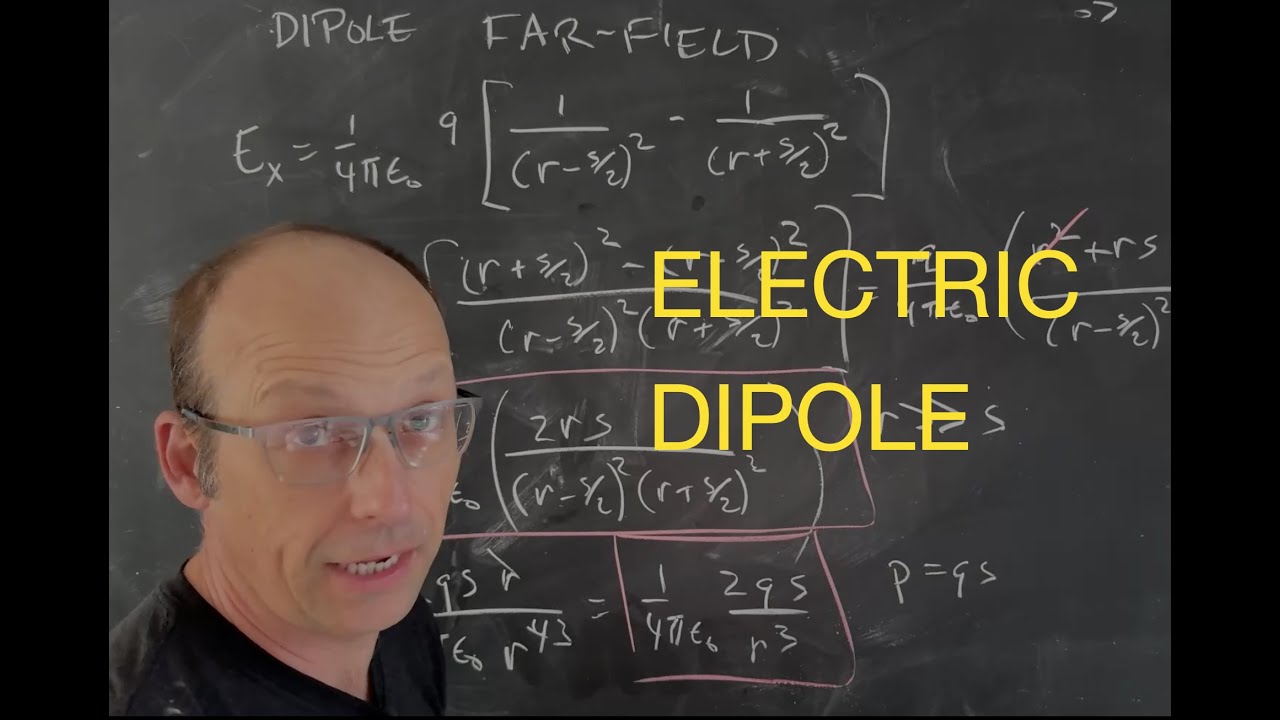 Electric Field due to a Dipole. Far Field Approximation - YouTube