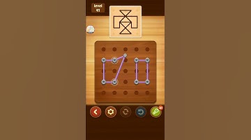 Line Puzzle String Art Bamboo Level 41 Solution