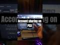 account sharing on PS5 #gaming #ps5 #playstation