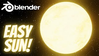 How to make Easy Sun in Blender 2.92 | Eevee Tutorial