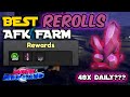 Best afk farm for infinite rerolls  emeralds  anime last stand