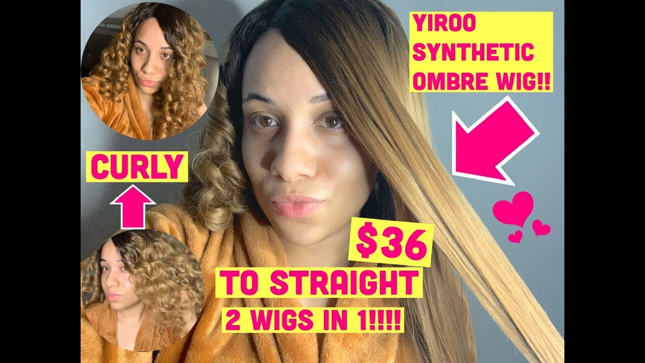 YIROO HAIR REVIEW (AMAZON)$36 BOMB SYNTHETIC WIG!!!!💕