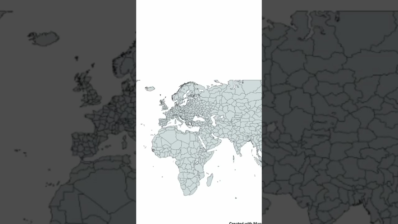 There are 4 countries missing in this map, find them (Very hard edition)