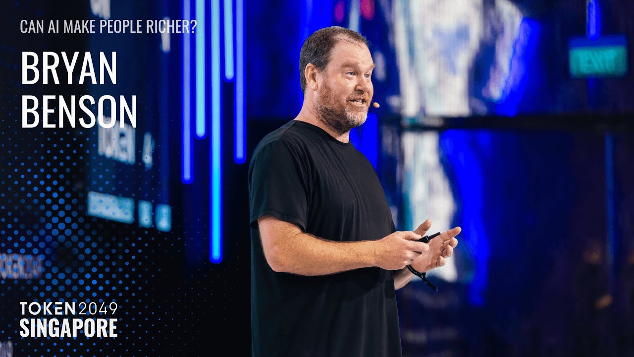 Брайан Бенсон — Может ли ИИ сделать людей богаче? — TOKEN2049 Сингапур 2025