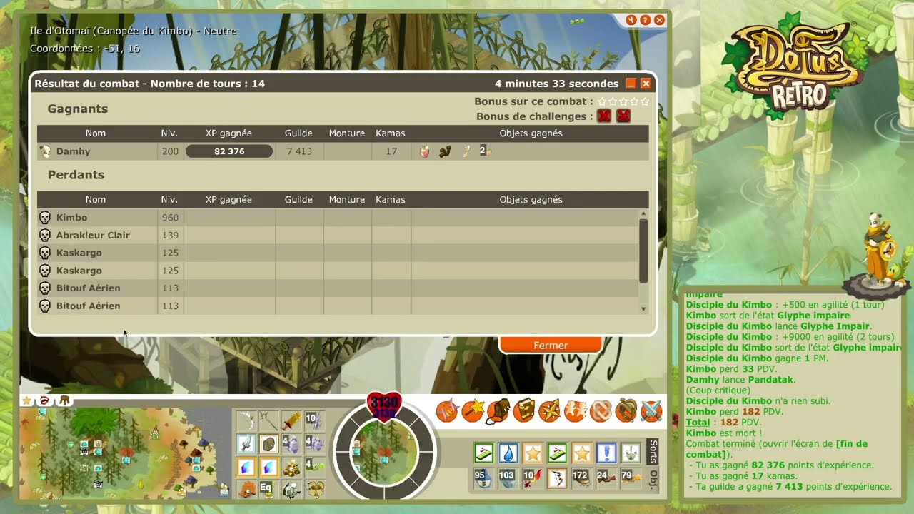 [Dofus Retro - Boune] Panda - Solo kimbo 4'33