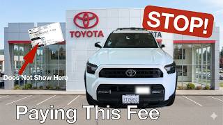 Save 5 THOUSAND $$ on Your Next Toyota 4Runner- How to Avoid Dealer Markups
