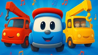 #Chintu Camion giocattolo colorati per bambini | Imparare divertendosi con blocchi e camion #kids... screenshot 4