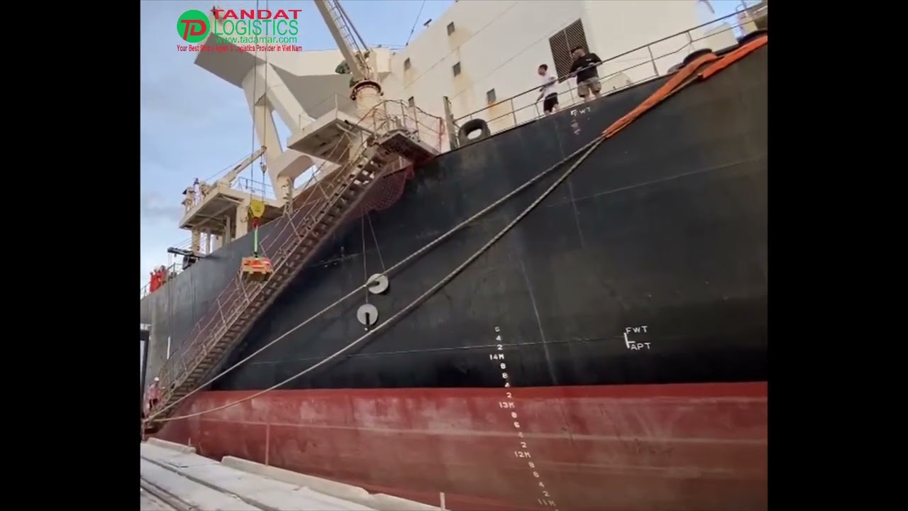 MV KM London @ On board Delivery ship spares logistics